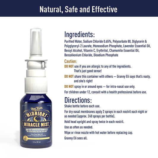 Doc Eli's Midnight Miracle Mist (1oz/30ml)